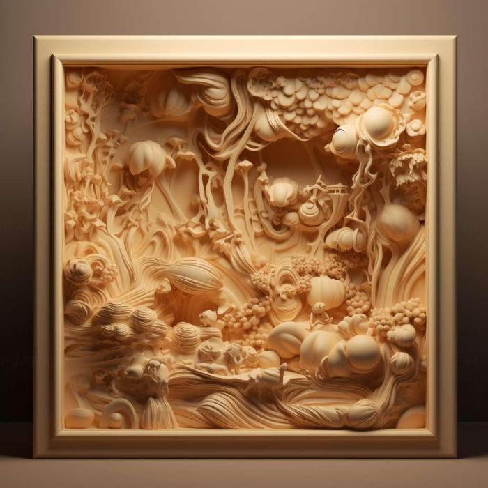 نموذج ثلاثي الأبعاد لآلة CNC 3D Art 